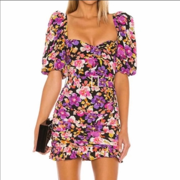 Lovers + Friends Dresses & Skirts - Lovers + Friends mini dress with belt, NWT